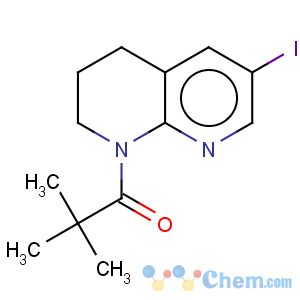 CAS No:824429-55-2 1-Propanone,1-(3,4-dihydro-6-iodo-1,8-naphthyridin-1(2H)-yl)-2,2-dimethyl-