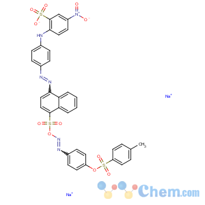 CAS No:82508-83-6 Naphthalenesulfonicacid,1-[[4-[[(4-methylphenyl)sulfonyl]oxy]phenyl]azo]-4-[[4-[(4-nitro-2-sulfophenyl)amino]phenyl]azo]-,disodium salt (9CI)