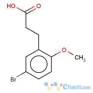 CAS No:82547-30-6 Benzenepropanoic acid, 5-bromo-2-methoxy-