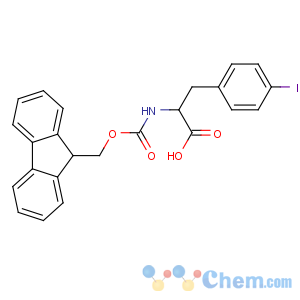 CAS No:82565-68-2 (2S)-2-(9H-fluoren-9-ylmethoxycarbonylamino)-3-(4-iodophenyl)propanoic<br />acid