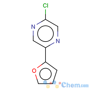 CAS No:82619-63-4 Pyrazine,2-chloro-5-(2-furanyl)-