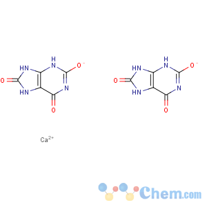 CAS No:827-37-2 1H-Purine-2,6,8(3H)-trione,7,9-dihydro-, calcium salt (2:1)
