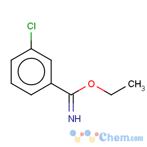 CAS No:827-64-5 Benzenecarboximidicacid, 3-chloro-, ethyl ester