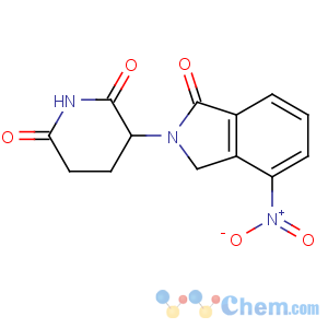 CAS No:827026-45-9 3-(7-nitro-3-oxo-1H-isoindol-2-yl)piperidine-2,6-dione