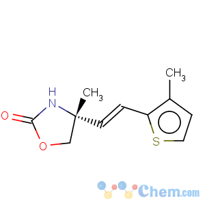 CAS No:827344-12-7 2-Oxazolidinone,4-methyl-4-[2-(3-methyl-2-thienyl)ethyl]-, (4R)-