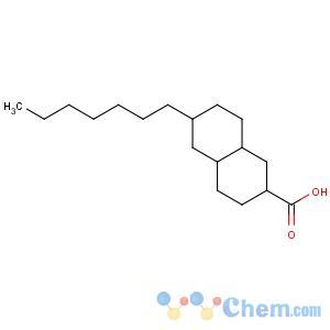 CAS No:82743-34-8 6-heptyldecahydronaphthalene-2-carboxylic acid