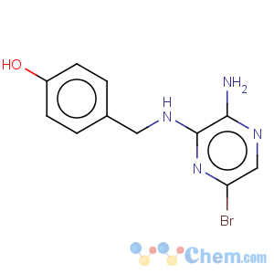 CAS No:827602-49-3 4-[(3-Amino-6-bromopyrazin-2-ylamino)methyl]phenol
