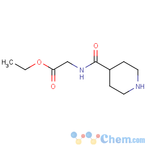 CAS No:82827-44-9 Glycine,N-(4-piperidinylcarbonyl)-, ethyl ester