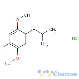 CAS No:82830-44-2 1-(4-iodo-2,5-dimethoxyphenyl)propan-2-amine