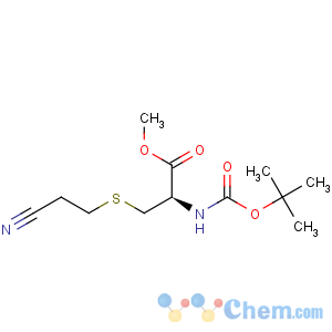 CAS No:82835-13-0 (r)-2-tert-butoxycarbonylamino-3-(2-cyano-ethylsulfanyl)-propionic acid methyl ester