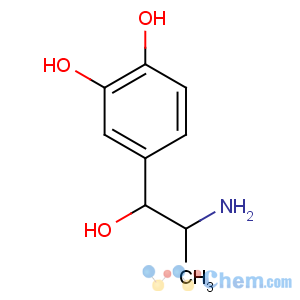 CAS No:829-74-3 4-[(1R,2S)-2-amino-1-hydroxypropyl]benzene-1,2-diol