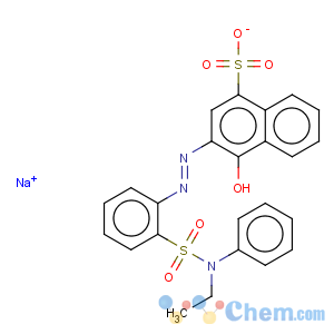 CAS No:82944-40-9 1-Naphthalenesulfonicacid, 3-[2-[2-[(ethylphenylamino)sulfonyl]phenyl]diazenyl]-4-hydroxy-, sodiumsalt (1:1)