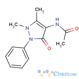 CAS No:83-15-8 N-(1,5-dimethyl-3-oxo-2-phenylpyrazol-4-yl)acetamide