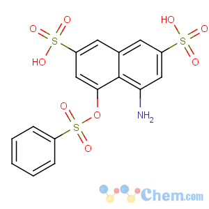 CAS No:83-23-8 4-amino-5-(benzenesulfonyloxy)naphthalene-2,7-disulfonic acid