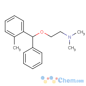 CAS No:83-98-7 N,N-dimethyl-2-[(2-methylphenyl)-phenylmethoxy]ethanamine