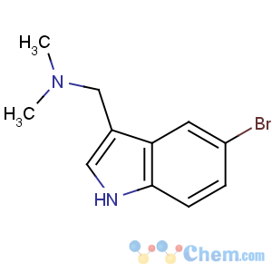 CAS No:830-93-3 1-(5-bromo-1H-indol-3-yl)-N,N-dimethylmethanamine