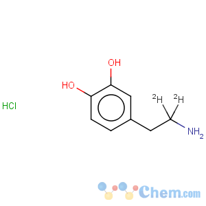 CAS No:83008-33-7 1,2-Benzenediol,4-(2-aminoethyl-2,2-d2)-, hydrochloride (9CI)