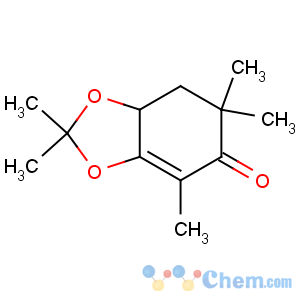 CAS No:83020-74-0 7,7a-Dihydro-2,2,4,6,6-pentamethyl-1,3-benzodioxol-5(6H)-one