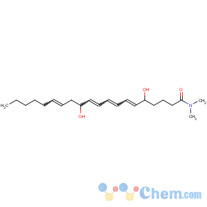 CAS No:83024-92-4 6,8,10,14-Eicosatetraenamide,5,12-dihydroxy-N,N-dimethyl-, (5S,6Z,8E,10E,12R,14Z)-