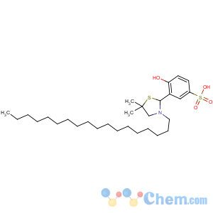 CAS No:83090-10-2 3-(5,5-Dimethyl-3-octadecylthiazolidin-2-yl)-4-hydroxybenzenesulfonic acid