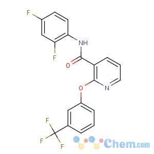 CAS No:83164-33-4 N-(2,<br />4-difluorophenyl)-2-[3-(trifluoromethyl)phenoxy]pyridine-3-carboxamide