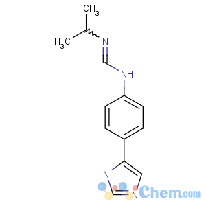 CAS No:83184-43-4 N-[4-(1H-imidazol-5-yl)phenyl]-N'-propan-2-ylmethanimidamide