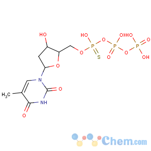 CAS No:83199-32-0 Thymidine, 5-P-ester with thiotriphosphoric acid ((HO)2P(O)OP(O)(OH)OP(S)(OH)2), (S)-