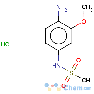 CAS No:83209-83-0 Methanesulfonamide,N-(4-amino-3-methoxyphenyl)-, hydrochloride (1:1)