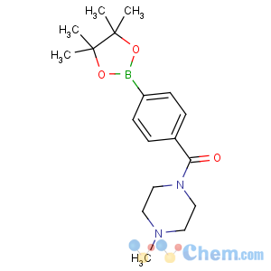 CAS No:832114-06-4 (4-methylpiperazin-1-yl)-[4-(4,4,5,5-tetramethyl-1,3,<br />2-dioxaborolan-2-yl)phenyl]methanone