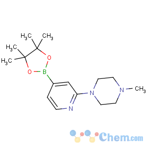 CAS No:832114-09-7 1-methyl-4-[4-(4,4,5,5-tetramethyl-1,3,<br />2-dioxaborolan-2-yl)pyridin-2-yl]piperazine