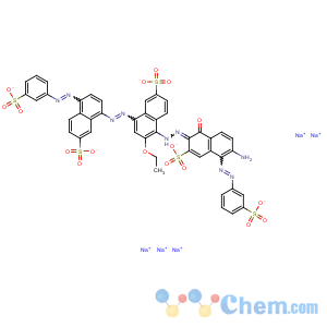 CAS No:83221-57-2 2,7-Naphthalenedisulfonicacid,6-amino-4-hydroxy-3-[2-[7-sulfo-4-[2-(4-sulfophenyl)diazenyl]-1-naphthalenyl]diazenyl]-,sodium salt (1:?)