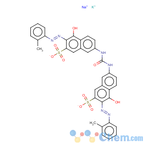 CAS No:83221-62-9 2-Naphthalenesulfonicacid, 7,7'-(carbonyldiimino)bis[4-hydroxy-3-[(2-methylphenyl)azo]-, potassiumsodium salt (9CI)