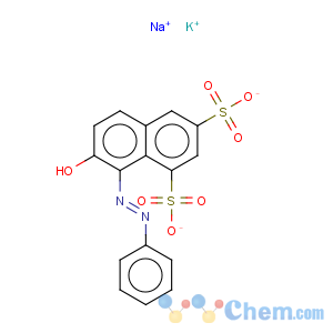 CAS No:83232-33-1 1,3-Naphthalenedisulfonicacid, 7-hydroxy-8-(2-phenyldiazenyl)-, potassium sodium salt (1:?:?)