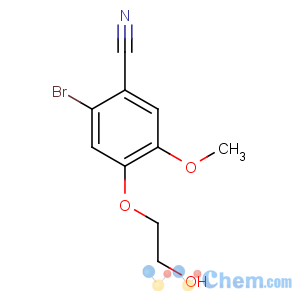 CAS No:832674-46-1 2-bromo-4-(2-hydroxyethoxy)-5-methoxybenzonitrile