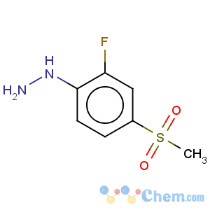 CAS No:832714-48-4 Hydrazine,[2-fluoro-4-(methylsulfonyl)phenyl]-