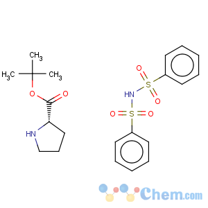 CAS No:83283-35-6 L-Proline,1,1-dimethylethyl ester, compd. with N-(phenylsulfonyl)benzenesulfonamide (1:1)