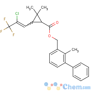CAS No:83322-02-5 (2-methyl-3-phenylphenyl)methyl<br />(1S,3R)-3-[(Z)-2-chloro-3,3,3-trifluoroprop-1-enyl]-2,<br />2-dimethylcyclopropane-1-carboxylate