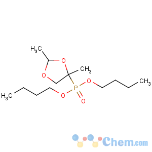 CAS No:83367-71-9 (2,4-Dimethyl-[1,3]dioxolan-4-yl)-phosphonic acid dibutyl ester