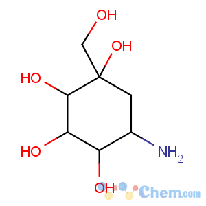 CAS No:83465-22-9 (1S,2S,3R,4S,5S)-5-amino-1-(hydroxymethyl)cyclohexane-1,2,3,4-tetrol