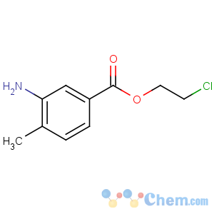 CAS No:83488-00-0 2-chloroethyl 3-amino-4-methylbenzoate