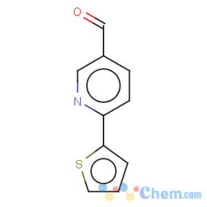 CAS No:834884-61-6 3-Pyridinecarboxaldehyde,6-(2-thienyl)-