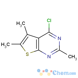 CAS No:83548-58-7 4-chloro-2,5,6-trimethylthieno[2,3-d]pyrimidine