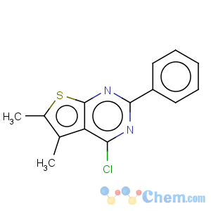 CAS No:83548-60-1 Thieno[2,3-d]pyrimidine,4-chloro-5,6-dimethyl-2-phenyl-