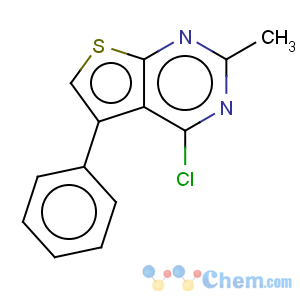 CAS No:83548-61-2 Thieno[2,3-d]pyrimidine,4-chloro-2-methyl-5-phenyl-