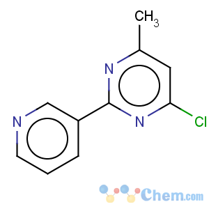 CAS No:83551-42-2 Pyrimidine,4-chloro-6-methyl-2-(3-pyridinyl)-