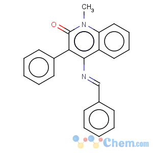CAS No:83609-82-9 4-(Benzylidene-amino)-1-methyl-3-phenyl-1H-quinolin-2-one