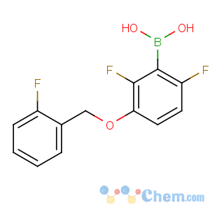 CAS No:836615-83-9 [2,6-difluoro-3-[(2-fluorophenyl)methoxy]phenyl]boronic acid