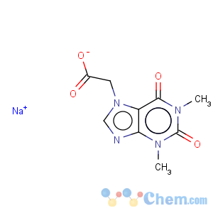 CAS No:837-27-4 7H-Purine-7-aceticacid, 1,2,3,6-tetrahydro-1,3-dimethyl-2,6-dioxo-, sodium salt (1:1)