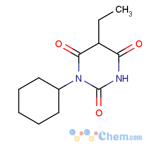 CAS No:837-32-1 2,4,6(1H,3H,5H)-Pyrimidinetrione,1-cyclohexyl-5-ethyl-