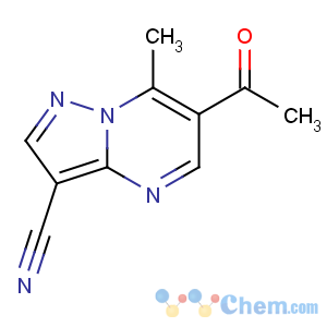 CAS No:83702-52-7 Pyrazolo[1,5-a]pyrimidine-3-carbonitrile,6-acetyl-7-methyl-
